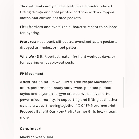 NWT FREE PEOPLE Movement Hot Shot Onesie in Guava Juice - Picture 5 of 8